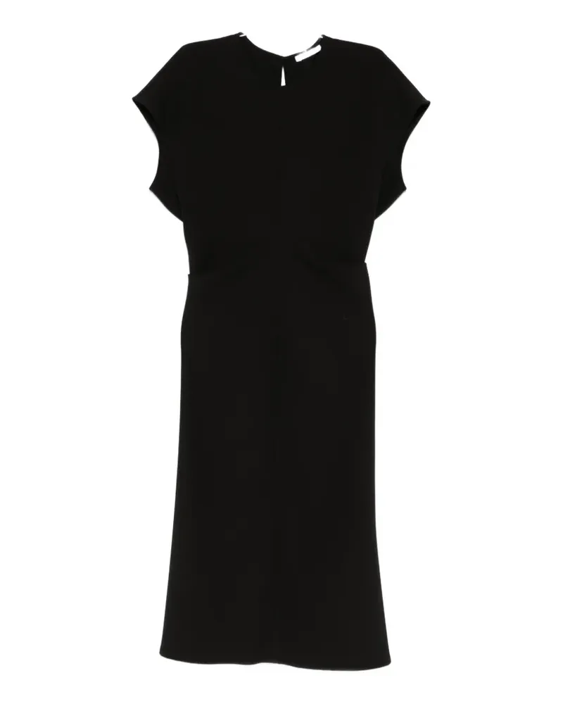 Patrizia Pepe crew-neck midi dress - Schwarz Schwarz