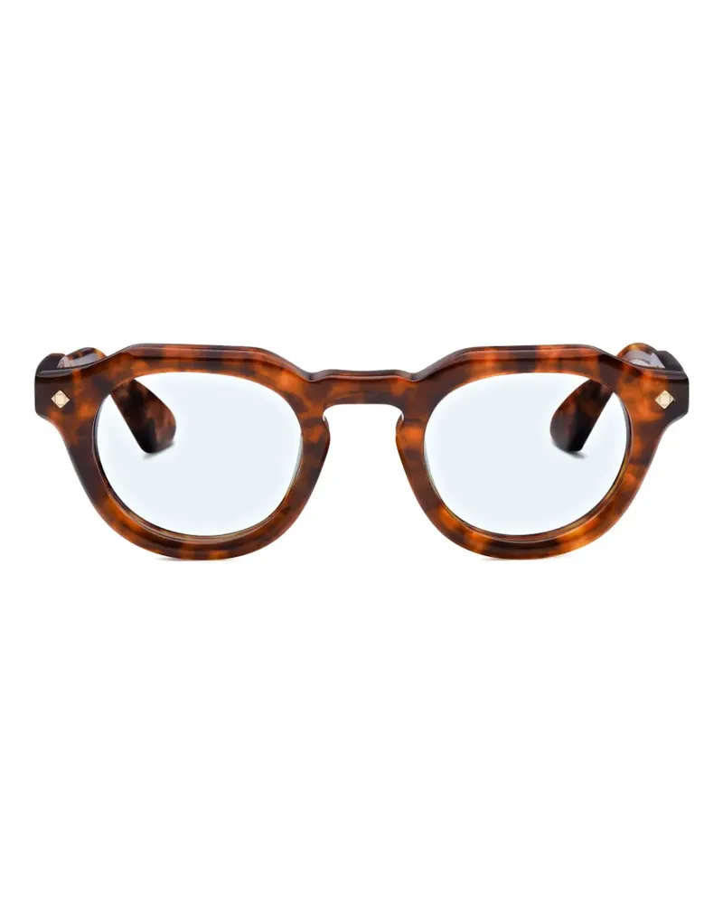 Lunetterie Générale Hello Romeo geometric-frame sunglasses - Braun Braun