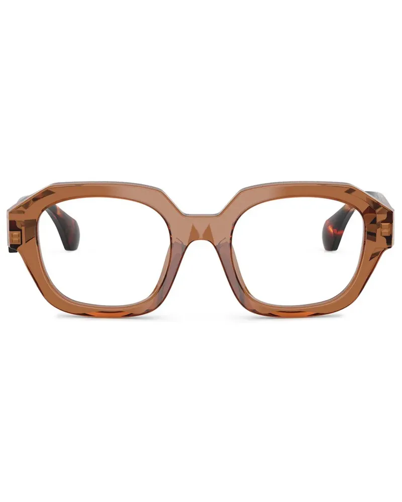 Alain Mikli Brille mit eckigem Gestell - Braun Braun