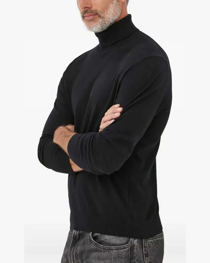 Benetton roll-neck long-sleeve sweater - Schwarz Schwarz