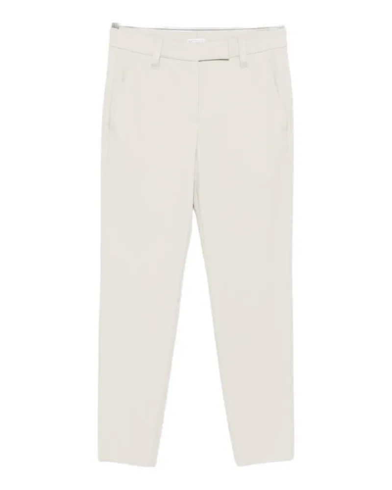 Brunello Cucinelli side-pocket tapered trousers - Nude Nude