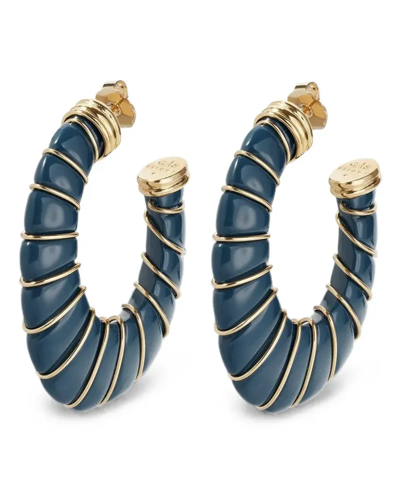 Gas Bijoux Cyclade Creolen - Blau Blau