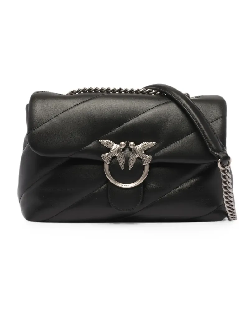 Pinko Mittelgroße Love Classic Puff Schultertasche - Schwarz Schwarz