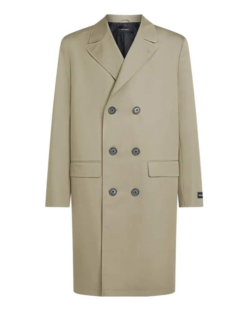 Karl Lagerfeld Doppelreihiger Mantel - Nude Nude