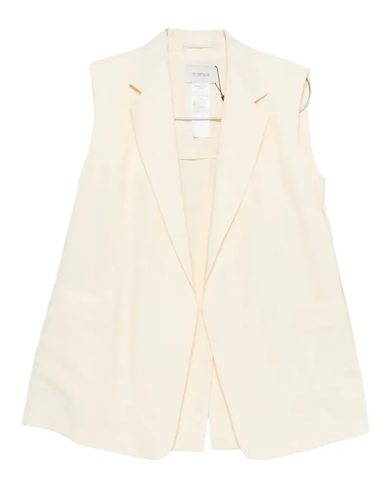 SPORTMAX Spxmaggio oversized gilet - Nude Nude