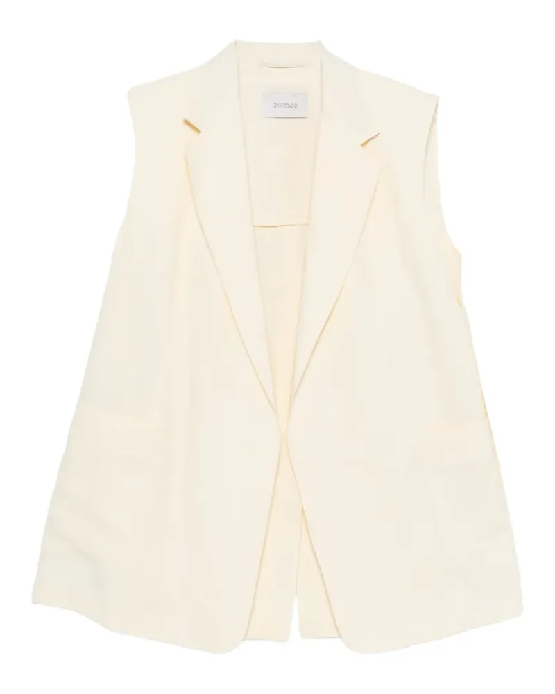 SPORTMAX Spxmaggio oversized gilet - Nude Nude
