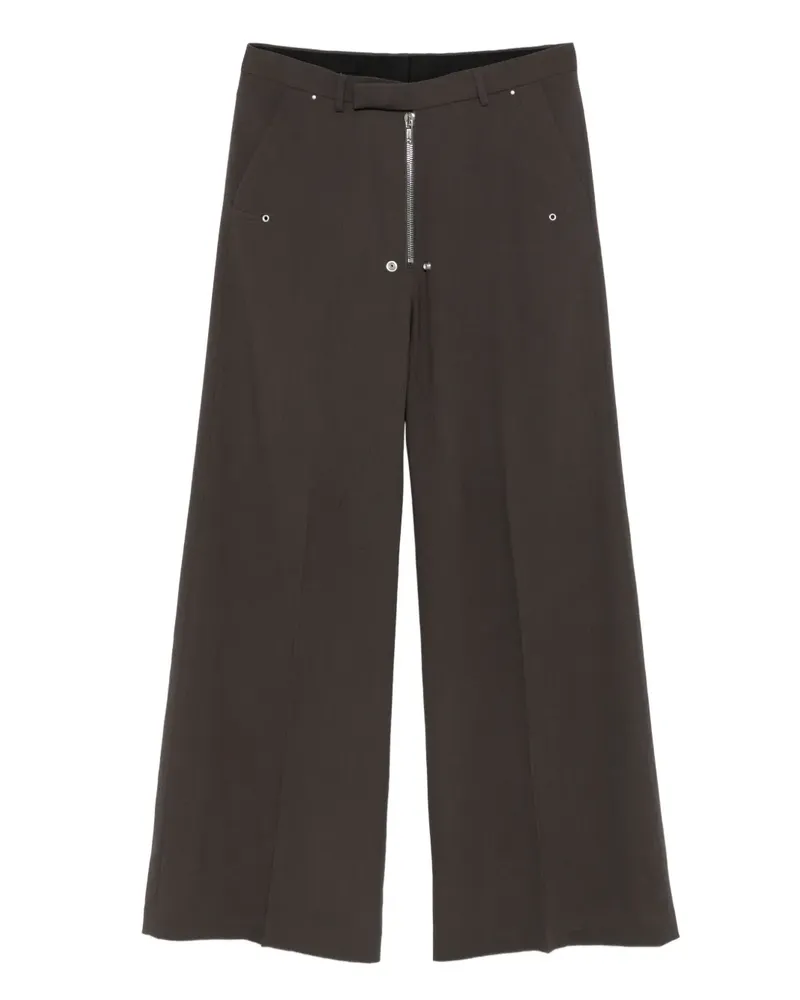 Rick Owens Hose mit Reißverschluss - Braun Braun