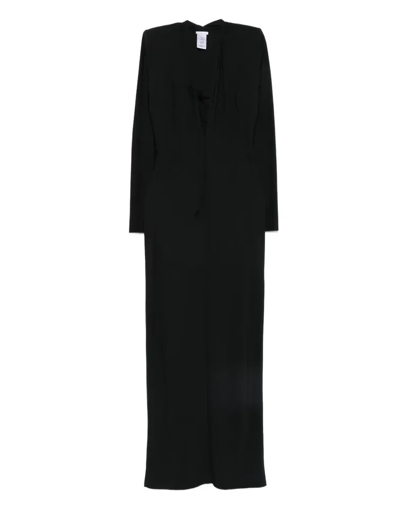 Amazuìn Lara Maxikleid - Schwarz Schwarz