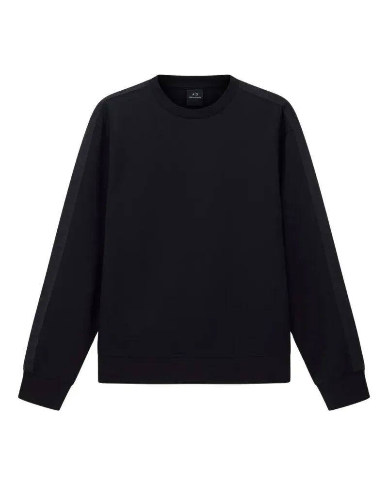Armani Exchange Sweatshirt mit Rundhalsausschnitt - Schwarz Schwarz