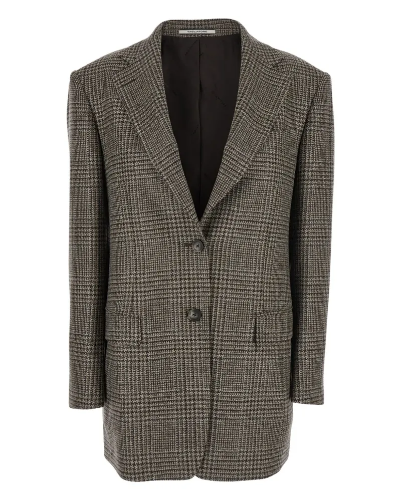 Tagliatore Karierter Cecilt Blazer - Braun Braun