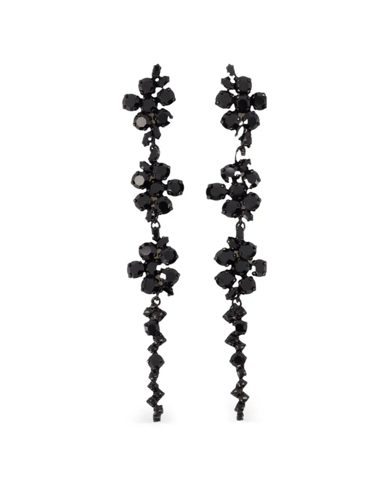 Simone Rocha Floral Drip earrings - Schwarz Schwarz