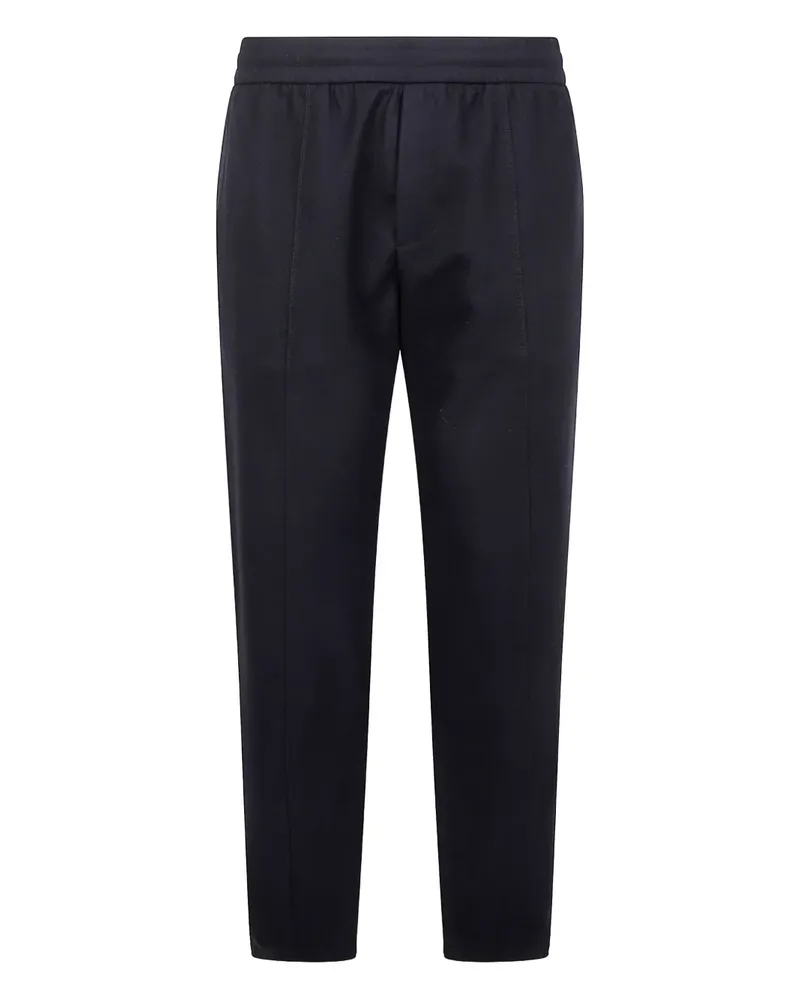 Emporio Armani Hose mit elastischem Bund - Schwarz Schwarz