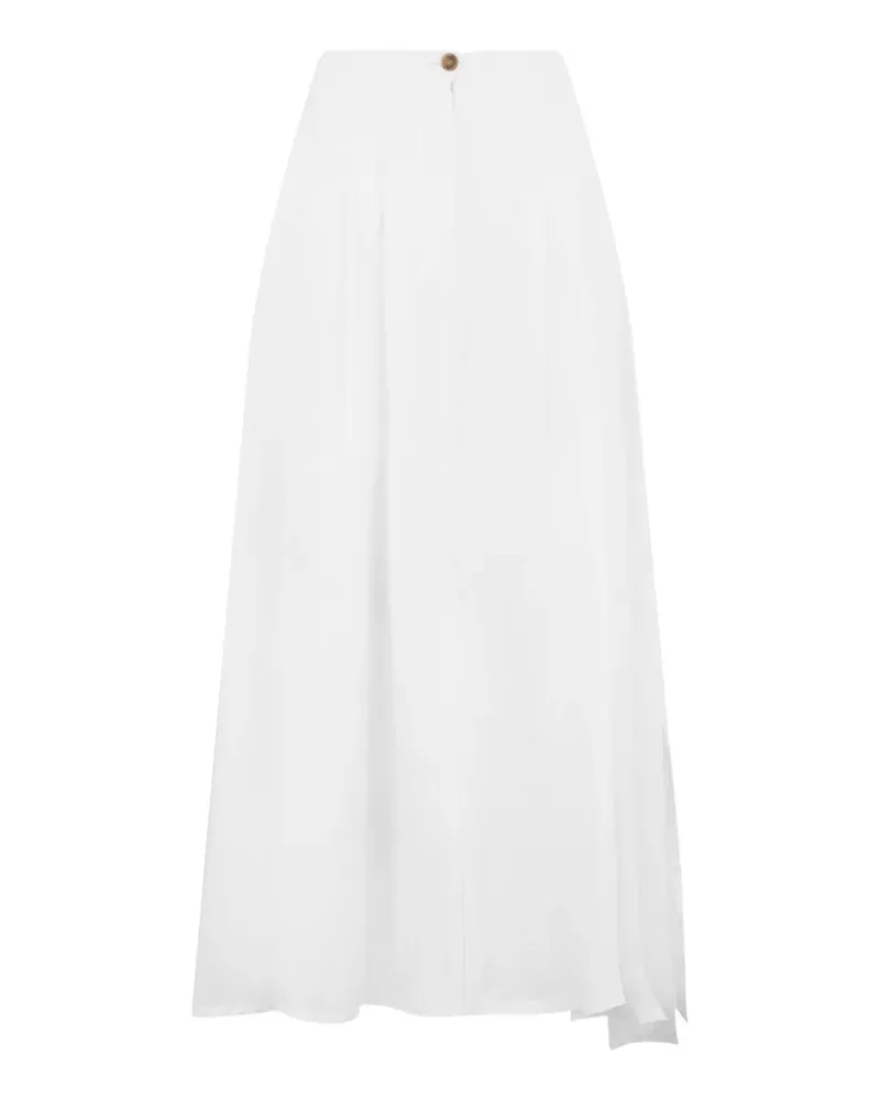 Fabiana Filippi high-waist midi skirt - Weiß Weiß