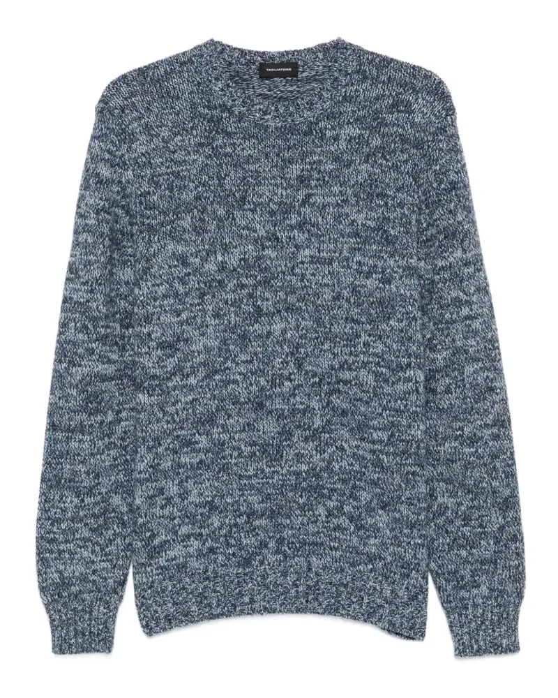 Tagliatore Salen Pullover mit rundem Ausschnitt - Blau Blau