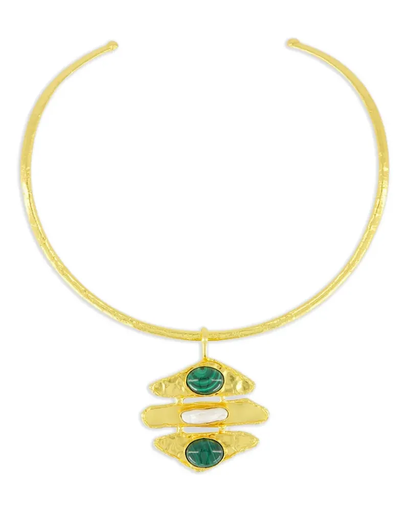 Sylvia Toledano Brutalist necklace - Gold Gold