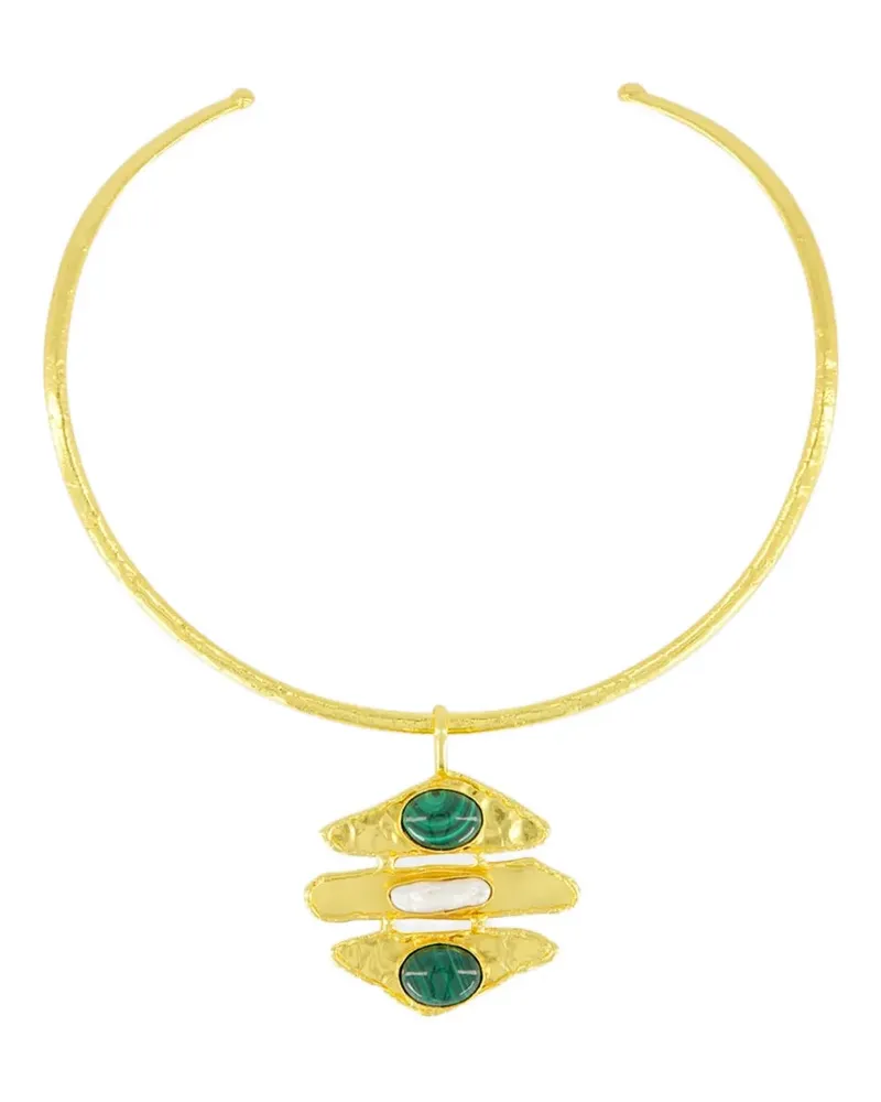 Sylvia Toledano Brutalist necklace - Gold Gold