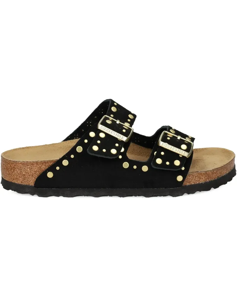 Birkenstock Arizona Rivet Sandalen mit Nieten - Schwarz Schwarz