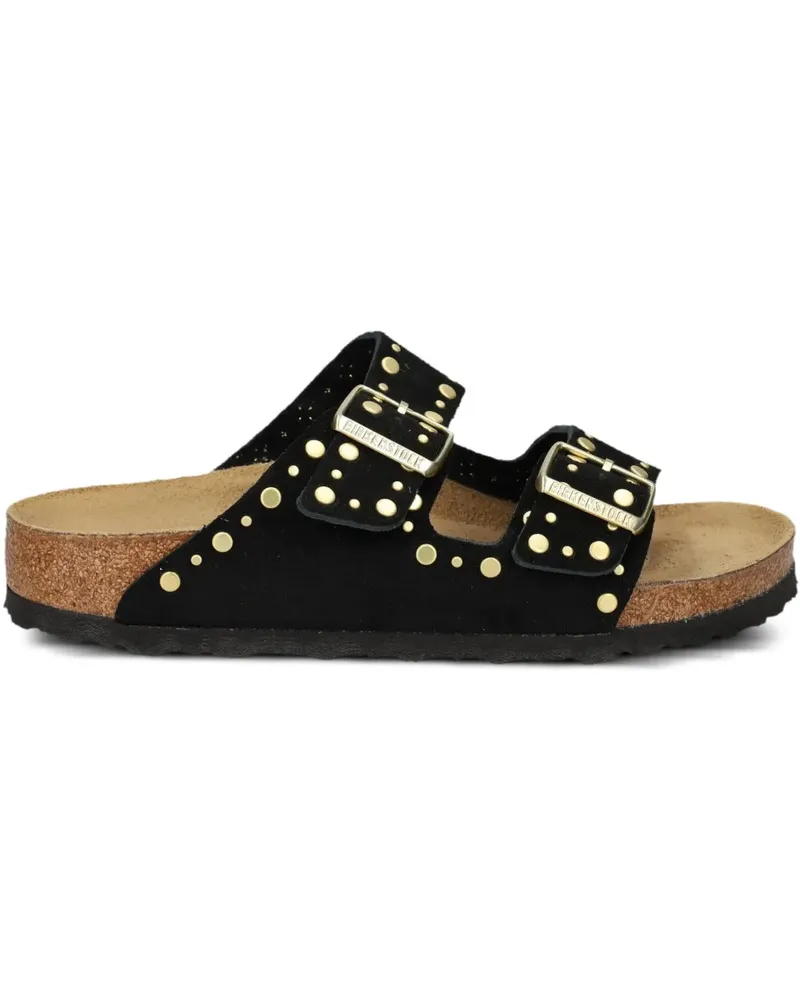 Birkenstock Arizona Rivet Sandalen mit Nieten - Schwarz Schwarz