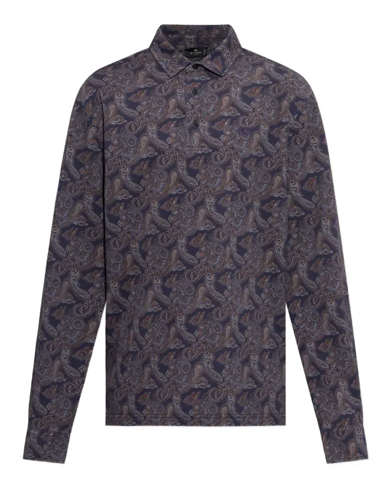 Etro Hemd mit Paisleymuster - Blau Blau