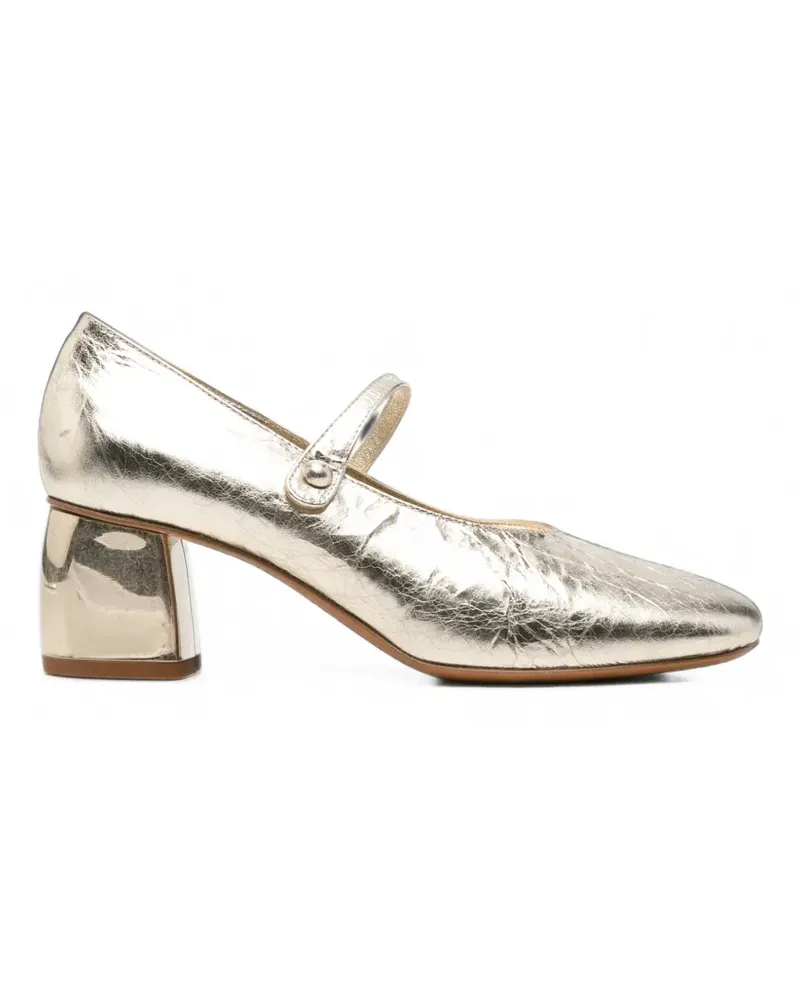 forte_forte Metallic-Pumps - Gold Gold