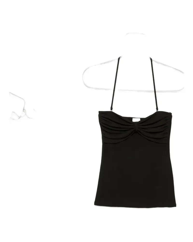 Nanushka Rissa Neckholder-Top aus Jersey - Grün Grün