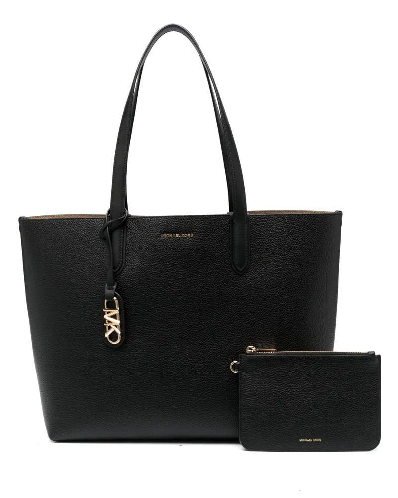 Michael Kors Shopper mit Logo-Schild - Schwarz Schwarz