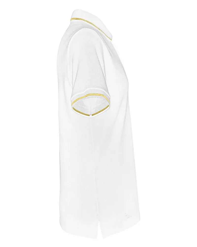 Versace Jeans Poloshirt mit Logo-Stickerei - Weiß Weiß