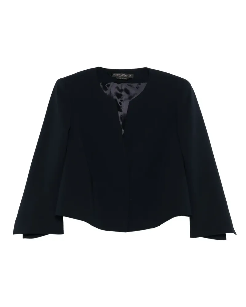Marina Rinaldi Jacke mit Schleife - Blau Blau