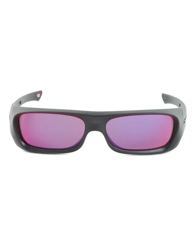 Oakley Permian rectangle-frame sunglasses - Schwarz Schwarz