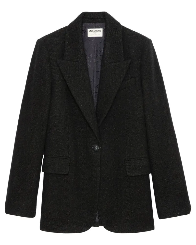 Zadig & Voltaire Vingt Blazer - Schwarz Schwarz