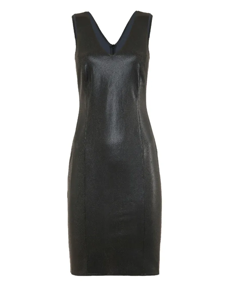 Wolford Minikleid mit V-Ausschnitt - Schwarz Schwarz