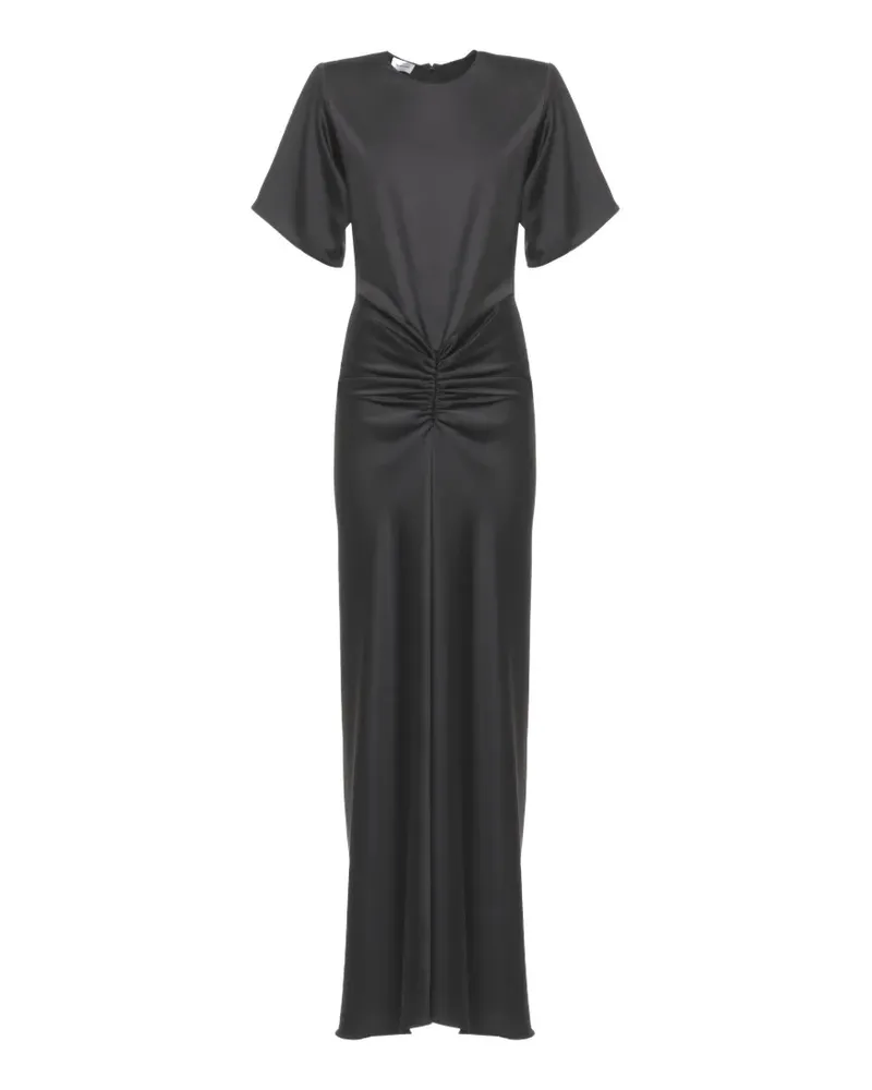 ANDAMANE ruched maxi dress - Schwarz Schwarz