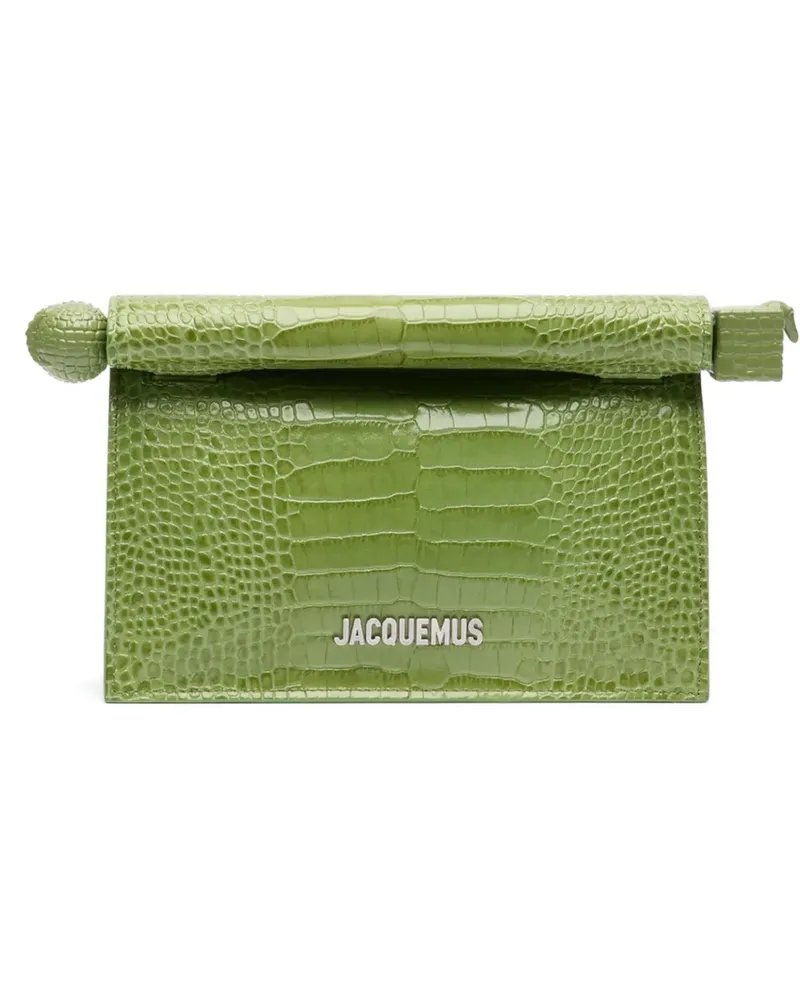 Jacquemus The Small Ronde Carré Clutch - Grün Grün