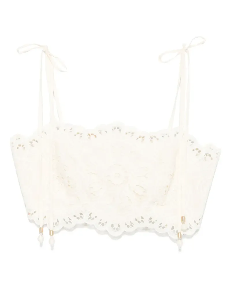 Zimmermann Cropped-Top - Nude Nude