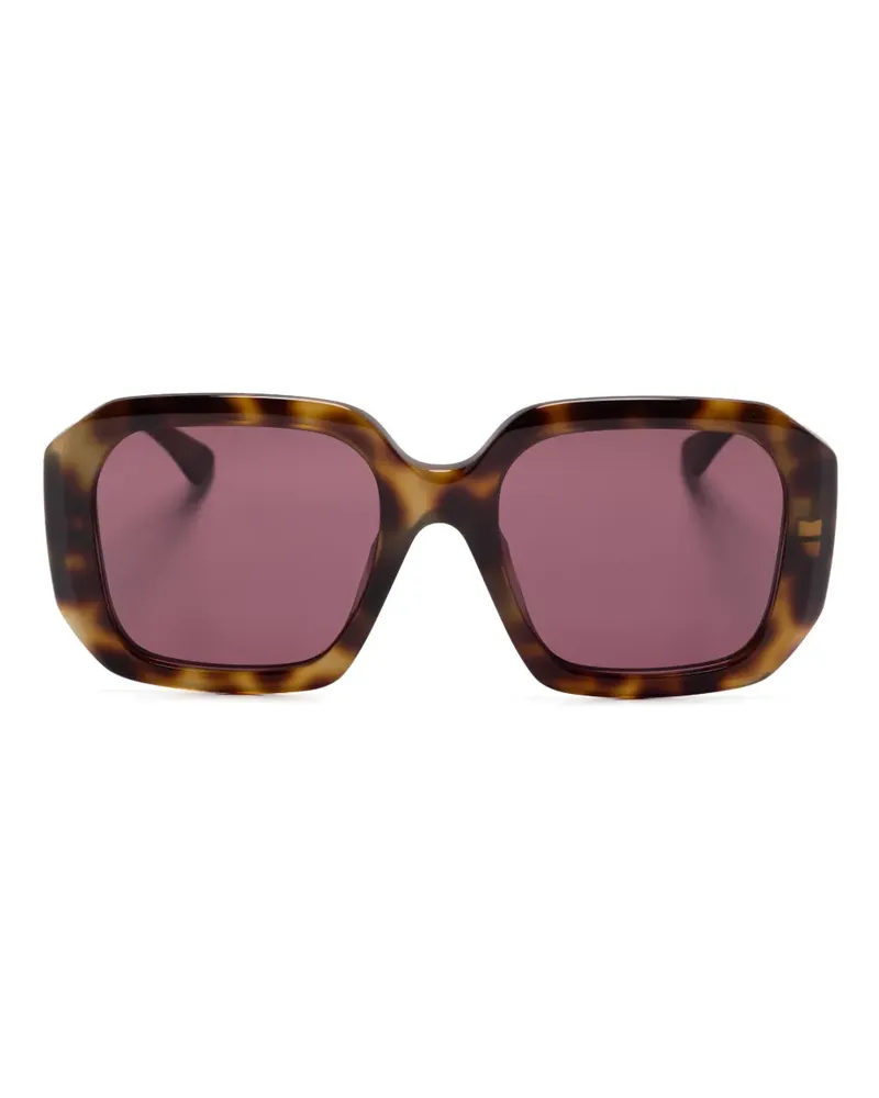 Chloé Sonnenbrille mit Oversized-Gestell - Braun Braun