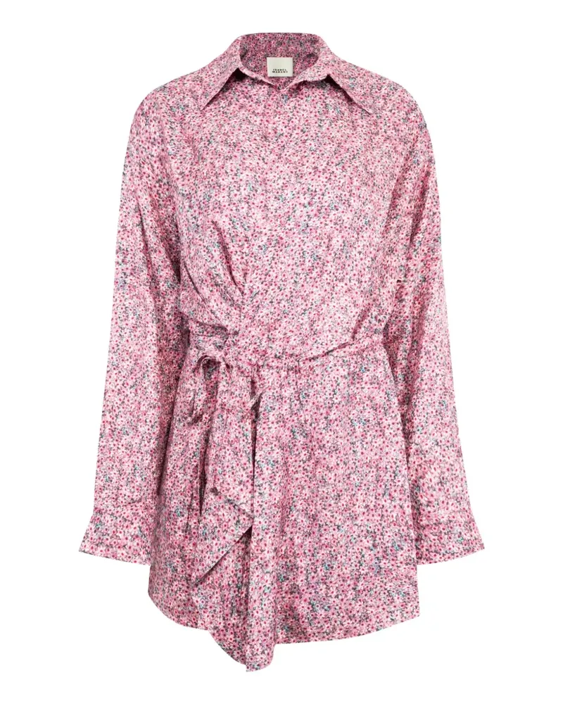 Isabel Marant Harmony Bluse Kleid - Rosa Rosa