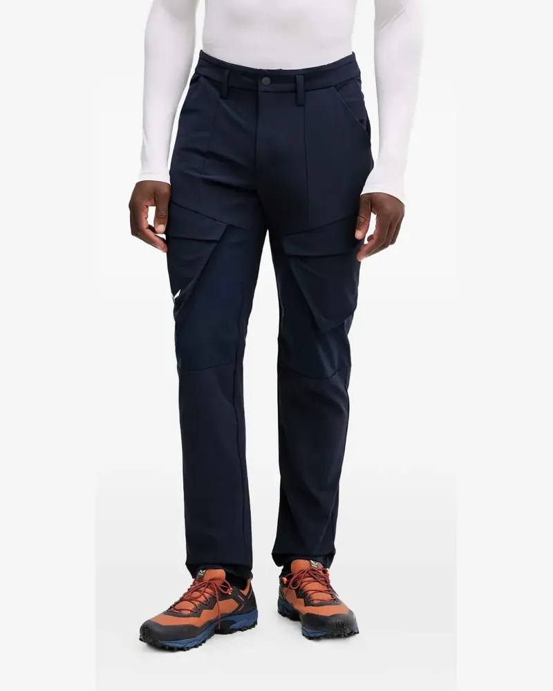 Salewa panelled performance trousers - Blau Blau