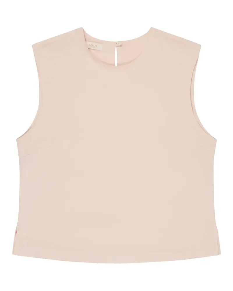 Glanshirt crew-neck blouse - Rosa Rosa