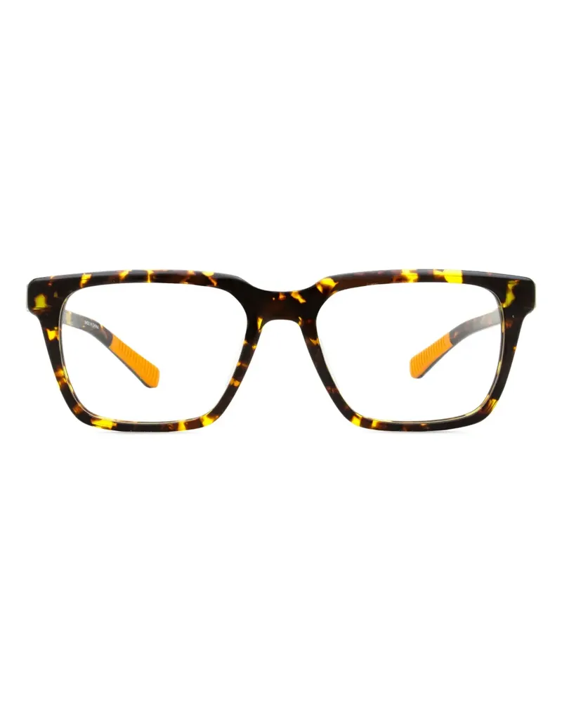 SHINOLA Flexon Brille mit eckigem Gestell - Braun Braun