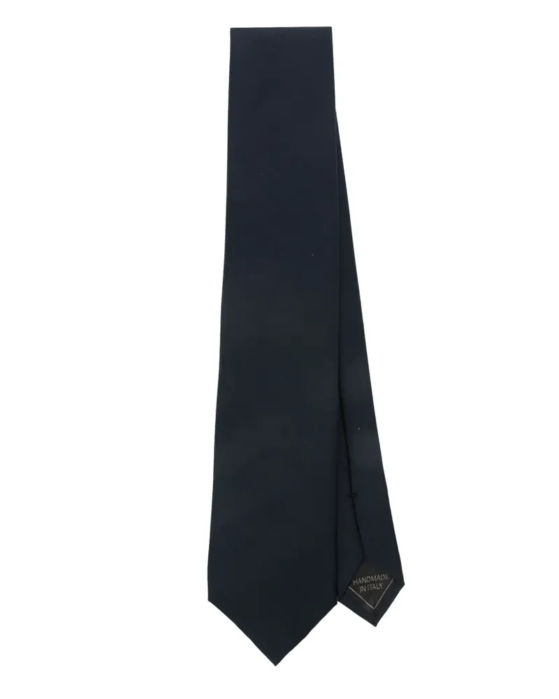 Brioni Texturierte Krawatte Blau