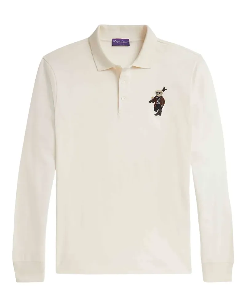 Ralph Lauren Poloshirt mit Stickerei - Weiß Weiß