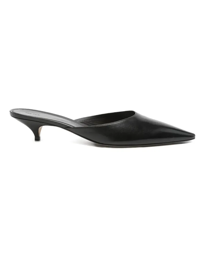 The Row Liisa kitten mules - Schwarz Schwarz