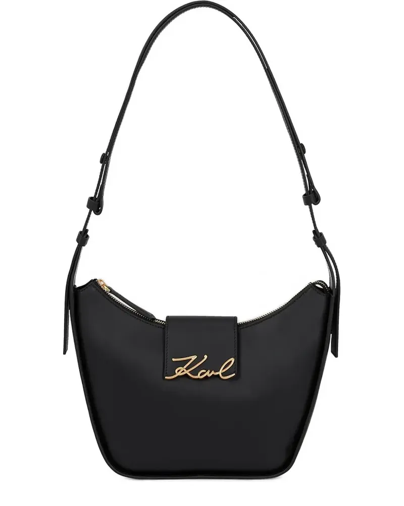 Karl Lagerfeld medium K/Signature shoulder bag - Schwarz Schwarz