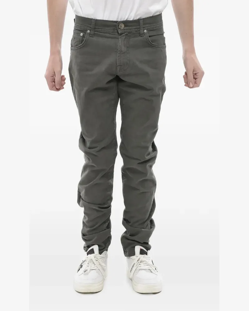 Corneliani Five-Pocket-Hose - Grün Grün