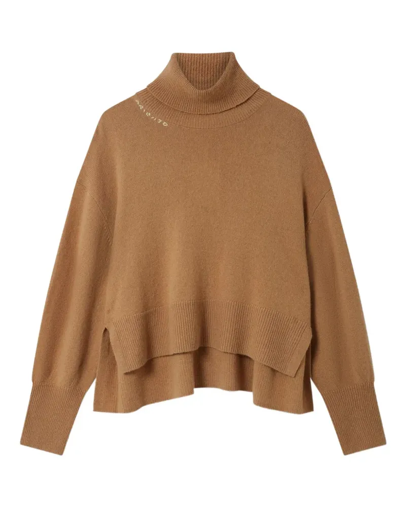 Axel Arigato Rollkragenpullover mit offenem Saum - Braun Braun