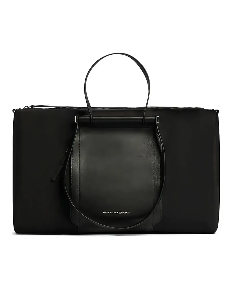 Piquadro panelled duffel bag - Schwarz Schwarz