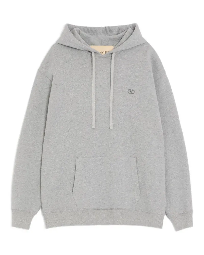 Valentino Garavani Hoodie mit VLogo-Stickerei - Grau Grau