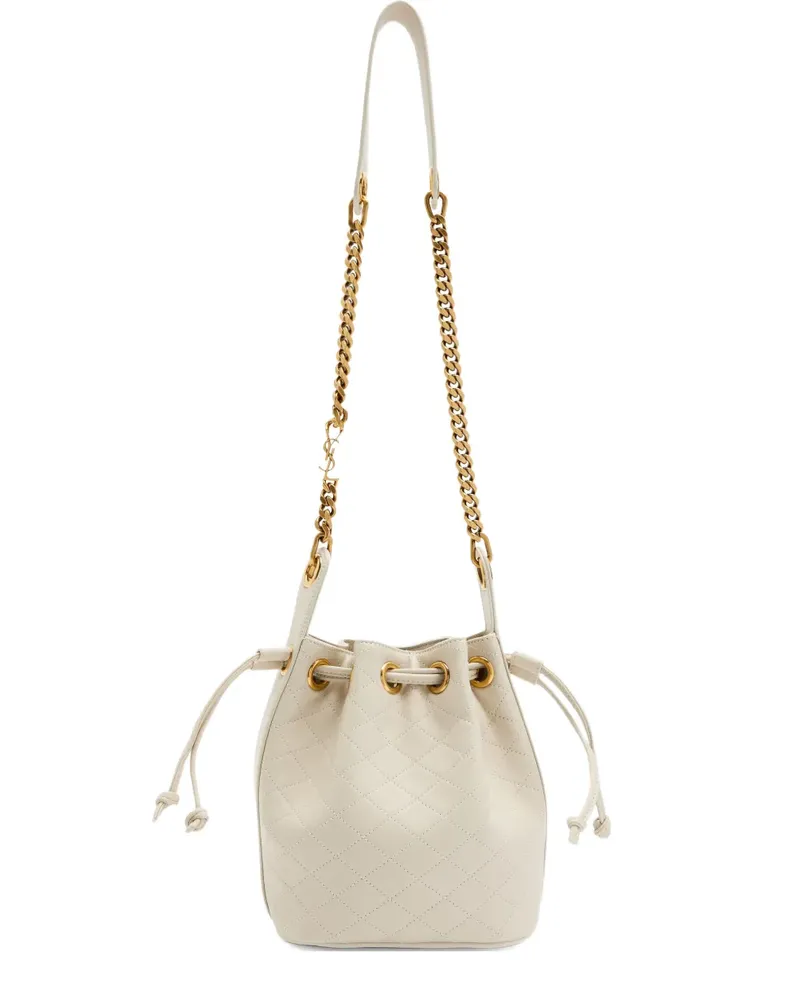 Saint Laurent Cassandre Beuteltasche - Weiß Weiß