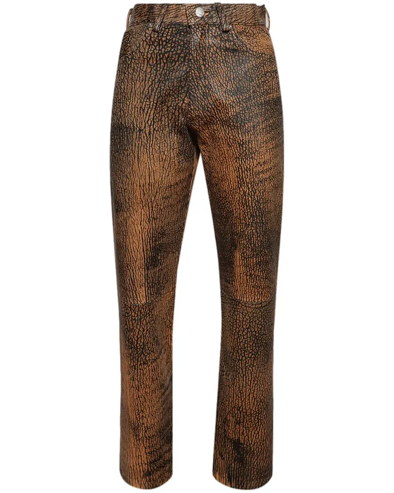 MISBHV Safari Lederhose - Braun Braun