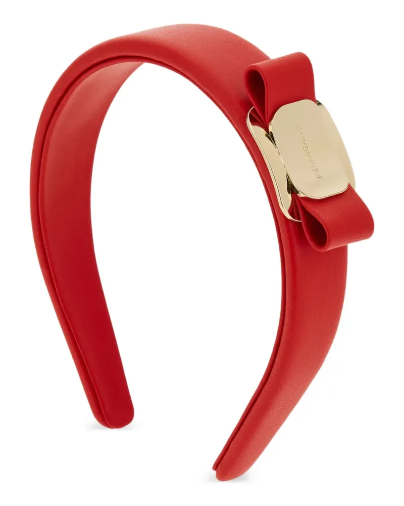 Ferragamo Haarreif mit Vara-Schleife - Rot Rot